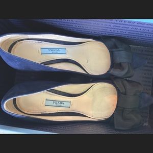 Prada kitten heel pumps